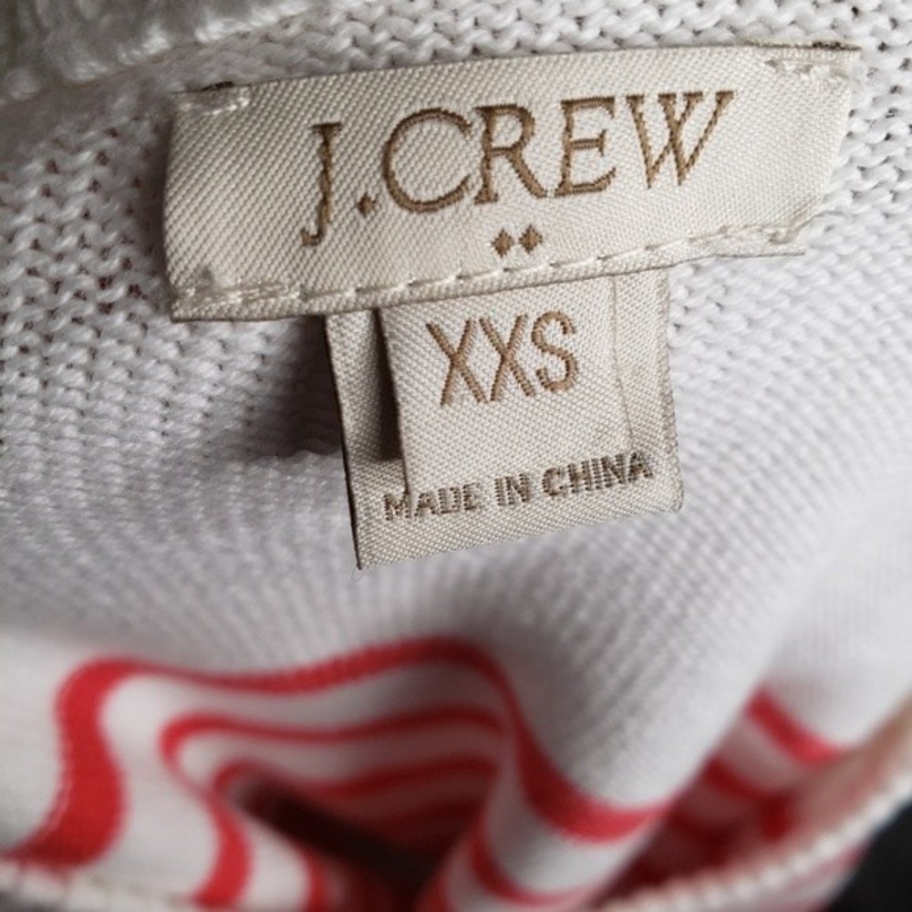 J.Crew Striped Crew Neck Long Sleeve Sweater Sz XXS - Picture 8 of 12
